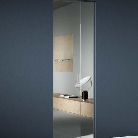 Porte d'intérieur - ARIA - SCRIGNO - en verre / coulissante / contemporaine