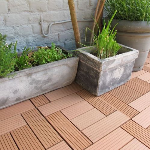 Lame de terrasse en composite - XYLTECH® SLATTED FLOORS - SEDPA - aspect bois / clipsable / professionnelle