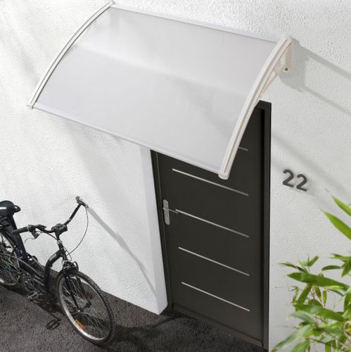 Auvent d'entrée - TIMELESS® - SEDPA - en métal / en polycarbonate / plat