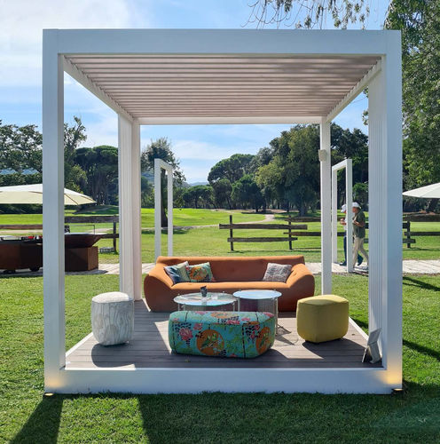 Gazebo en aluminium - ILO 7300 - Sepalumic - structure en aluminium / pour espace public / pour hôtel