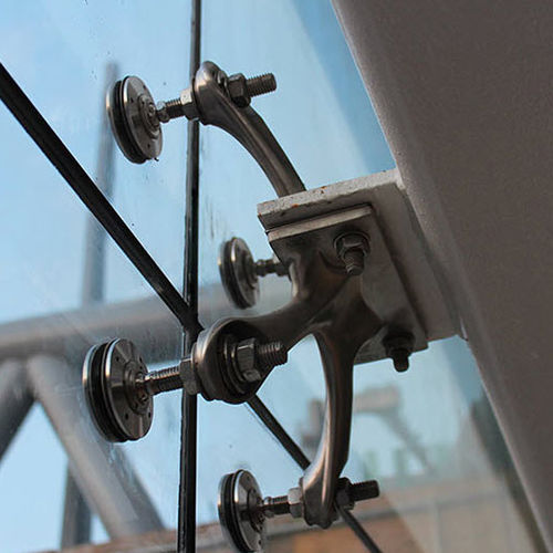 Élément de fixation en inox - S 3100 - SADEV - pour façade / pour mur / pour brise-soleil