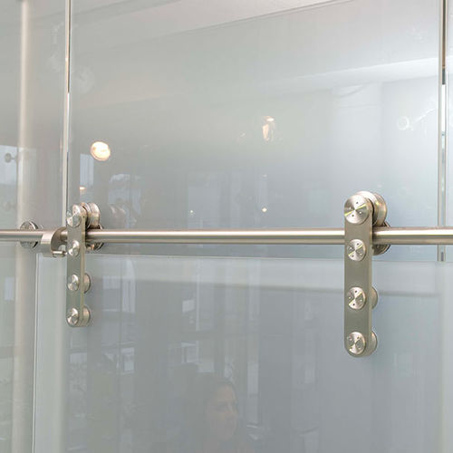 Système coulissant en acier inoxydable - STRONG - SADEV - pour porte en verre