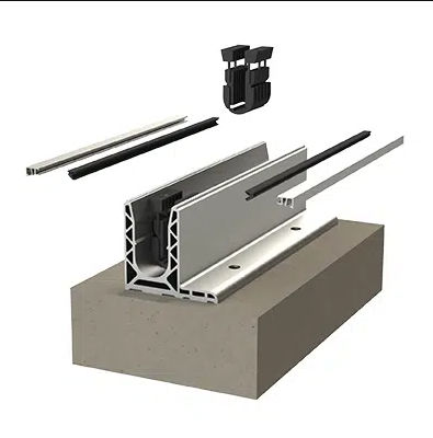 Garde-corps en aluminium - SABCO 7015 - SADEV - à panneaux en verre / d'extérieur / pour balcon
