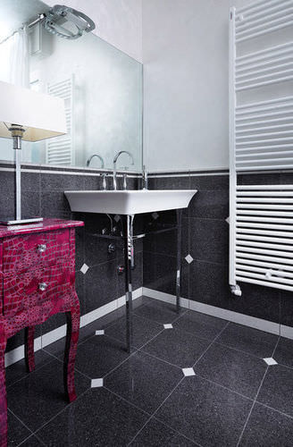 Carrelage en quartzite - GLITTER PEWTER - Santa Margherita - mat / d'intérieur / de salle de bain