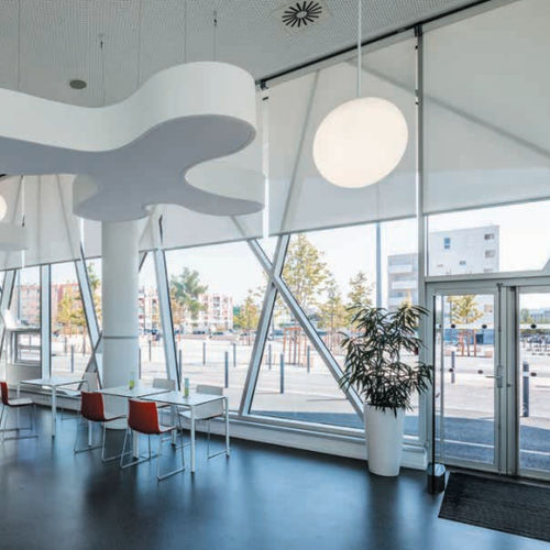 Profilé pour façade - NRGY FL - Sapa Building Systems - pour vitrage / à joint