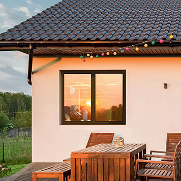 Fenêtre en aluminium - 70 OC+ - Sapa Building Systems - fixe / à double vitrage / 2 vantaux