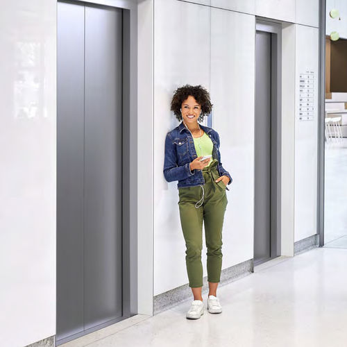 Ascenseur électrique - 3000 - Schindler - pour le tertiaire / pour bâtiment / sans local machine