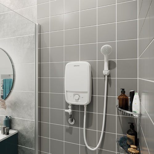 Chauffe-eau instantané électrique - TEMPO LITE series - ATLANTIC - mural / vertical / pour salle de bain