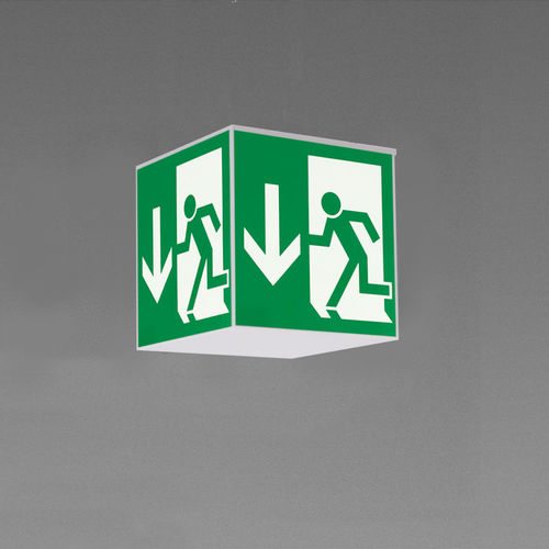 Éclairage de secours de plafond - CUBO SAVE - REGENT LIGHTING - suspendu / carré / à LED
