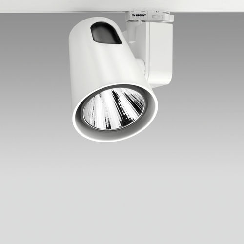 Éclairage sur rail à LED - MATRIX - REGENT LIGHTING - rond / en fonte d'aluminium / pour commerce