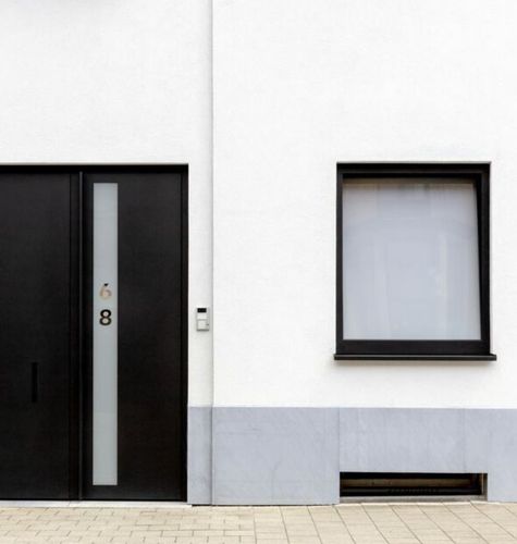Porte d'entrée - MASTERLINE 8 - Reynaers Aluminium - en aluminium / battante / contemporaine