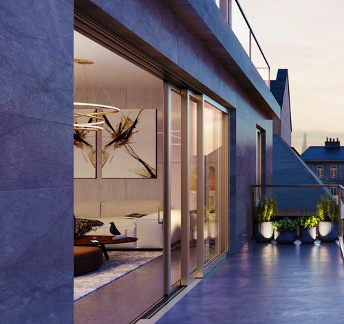 Système coulissant en aluminium - MASTERPATIO - Reynaers Aluminium - pour porte / mural / pliant