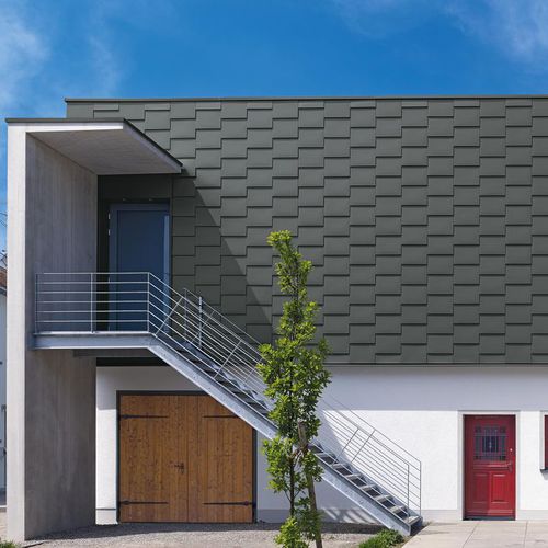Système de façade en zinc-titane - FLAT  - RHEINZINK - résistant aux intempéries