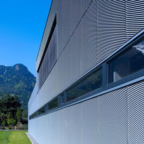Bardage en panneaux - SURFACE DESIGN  - RHEINZINK - en zinc / de titane / en tôle perforée