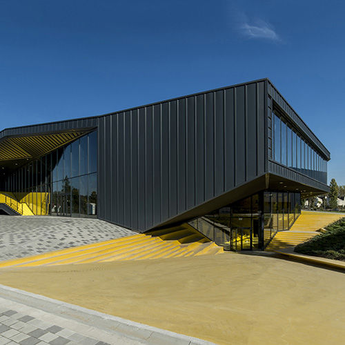 Système de façade en aluminium - RIVERCLACK® - Riverclack - en zinc / de titane / en tôle