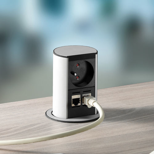 Prise de courant - ELEVATOR - BACHMANN - USB / informatique / multiple