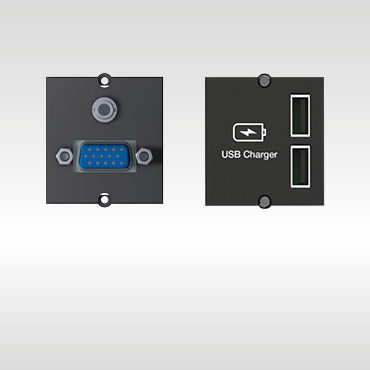 Prise USB - MODULES CUSTOM - BACHMANN - HDMI / sur plan / en saillie