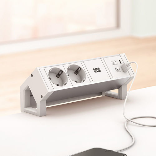 Prise de courant - DESK 2 - BACHMANN - USB / HDMI / double