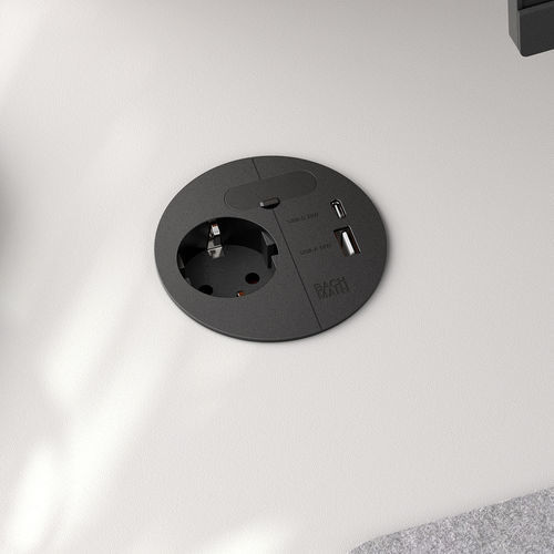 Prise de courant - LOOP IN CHARGE - BACHMANN - USB / pour bureau / à encastrer