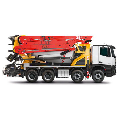 Camion malaxeur pompe diesel - PUMI 28-4.87 S - PUTZMEISTER - pour le béton