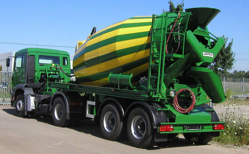 Camion malaxeur pour le béton - P 10DS - PUTZMEISTER - léger