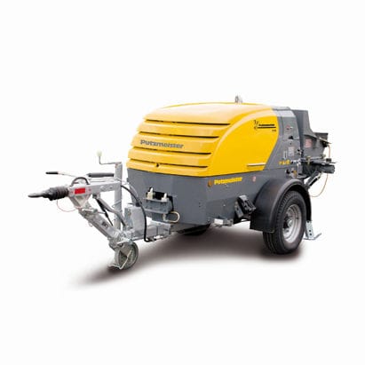 Pompe à béton sur semi-remorque - P 718 - PUTZMEISTER