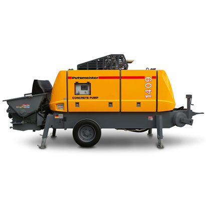 Pompe à béton montée sur remorque - BSA 1409 D4 - PUTZMEISTER