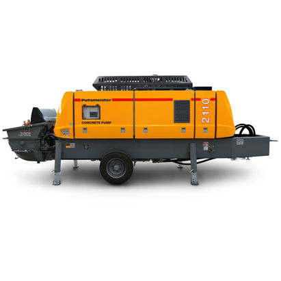 Pompe à béton montée sur remorque - BSA 2110 HP-D4 - PUTZMEISTER