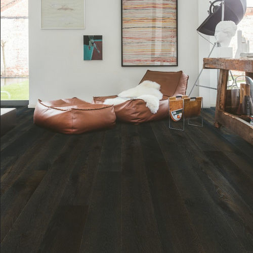 Parquet contrecollé - MIDNIGHT OAK  - QUICK-STEP - pont de bateau / huilé / mat