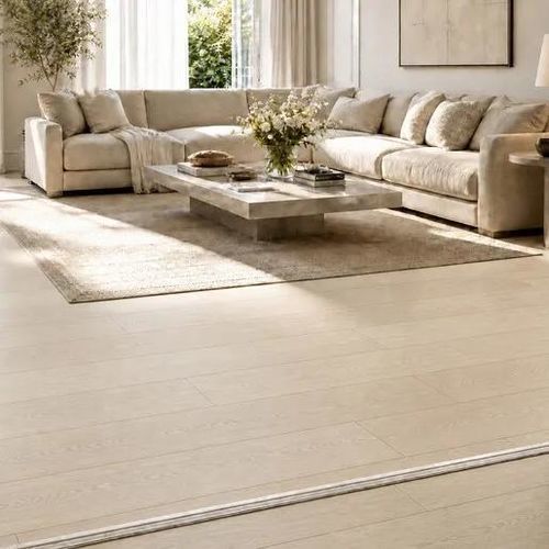 Sol stratifié en chêne - PW9073 - QUICK-STEP - en chêne blanchi / en stratifié / flottante clic
