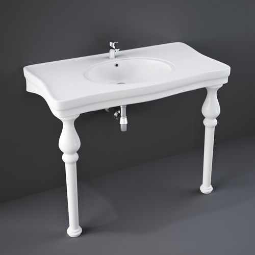 Vasque console - RAK-Washington - RAK Ceramics - en céramique / rectangulaire / contemporaine