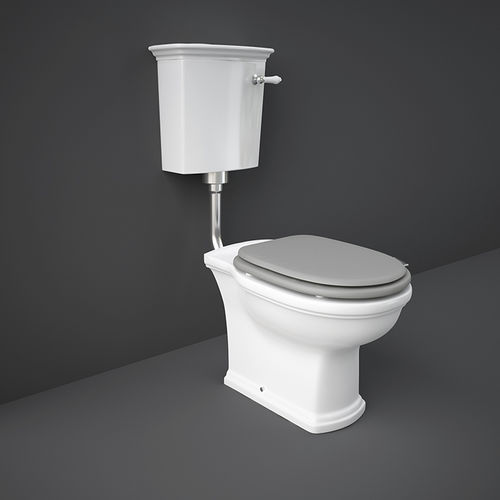 WC à poser - RAK-Washington - RAK Ceramics - en céramique / avec reservoir haut / traditionnel