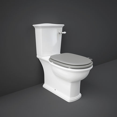 WC à poser - RAK-Washington - RAK Ceramics - en céramique / avec manette / avec chasse d'eau apparente