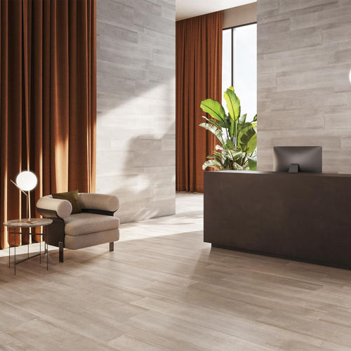 Carrelage en porcelaine - PLANK WOOD - RAK Ceramics - mat / d'intérieur / de salon