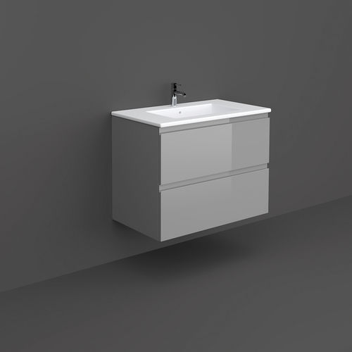 Meuble vasque double - RAK-JOY - RAK Ceramics - suspendu / en bois massif / contemporain