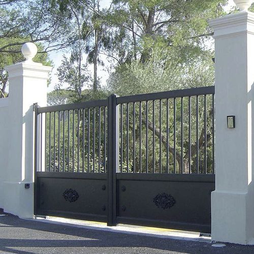 Portail battant - TERRE-NEUVE® - PROFILS SYTEMES - coulissant / en aluminium / à barreaux
