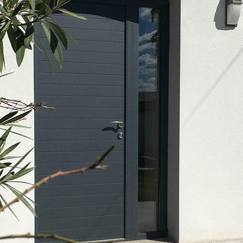 Porte d'entrée - CUZCO® - PROFILS SYTEMES - en aluminium / en polyamide / battante