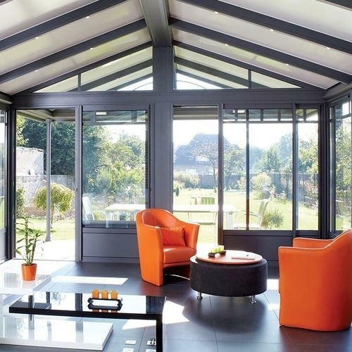 Véranda en verre - WALLIS® - PROFILS SYTEMES - en aluminium / en polycarbonate / tout verre