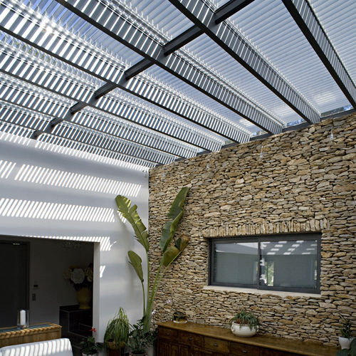 Toit vitré fixe - TANAGRA® - PROFILS SYTEMES - en aluminium