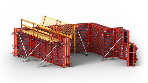 Coffrage cadre - DOMINO - PERI S.A.S. - modulaire / en métal / pour mur