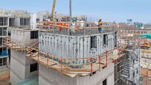 Coffrage modulaire - UNO - PERI S.A.S. - en acier / pour mur