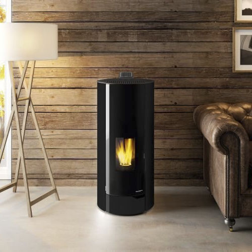 Poêle à granulés - NINA - PALAZZETTI LELIO - 5 kW - 10 kW / au sol / contemporain