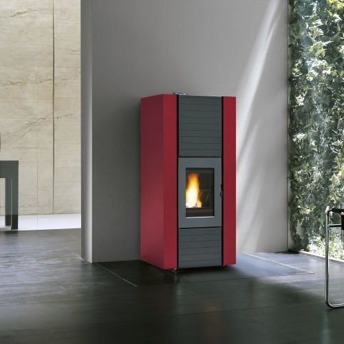 Poêle chaudière à granulés - MARTINA IDRO LUX - PALAZZETTI LELIO - 5 kW - 10 kW / 10 kW - 20 kW / non applicable