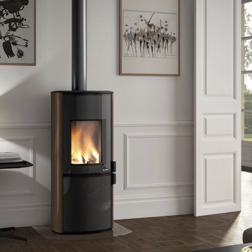 Poêle à bois - Sofia  - PALAZZETTI LELIO - 8 kW / à poser / contemporain