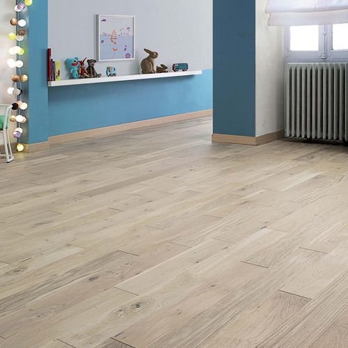 Parquet massif - ZENITUDE SONATE 140 - PANAGET - en chêne / pont de bateau / brossé