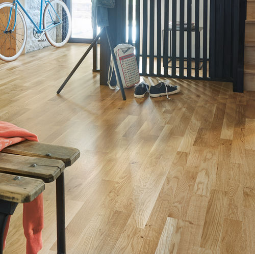 Parquet contrecollé - TRADITION ORF&Eacute;O 139 - PANAGET - en chêne / pont de bateau / verni