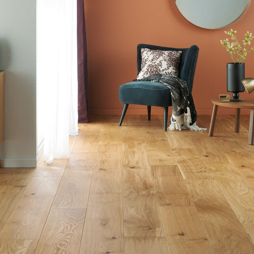 Parquet contrecollé - ZENITUDE NATURAL OIL DIVA 184 - PANAGET - en chêne / pont de bateau / huilé