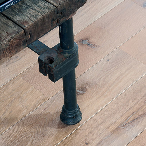 Parquet contrecollé - ZENITUDE-ORIGINE SABLE DIVA 139 - PANAGET - en chêne / pont de bateau / huilé