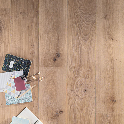 Parquet contrecollé - AUTHENTIC SABLE DIVA 223 - PANAGET - en chêne / pont de bateau / huilé