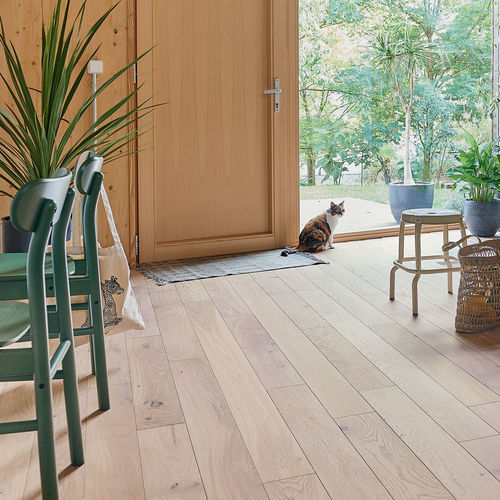 Parquet contrecollé - ZENITUDE DIVA 139 - PANAGET - en chêne / pont de bateau / huilé